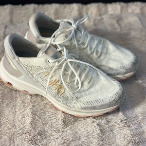 White and Gray Women's Sneakers